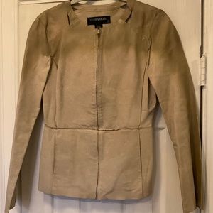 DIESEL Style Lab Distressed Leather Jacket with interior pockets size M